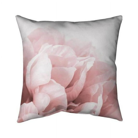 Begin Home Decor 5542-1616-PH21 16 x 16 in. Peony Flower Dream-Double Sided Print Outdoor Pillow Cover