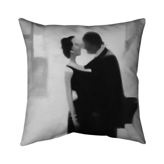 Begin Home Decor 5542-1616-ST58 16 x 16 in. Couple in the Street-Double Sided Print Outdoor Pillow Cover