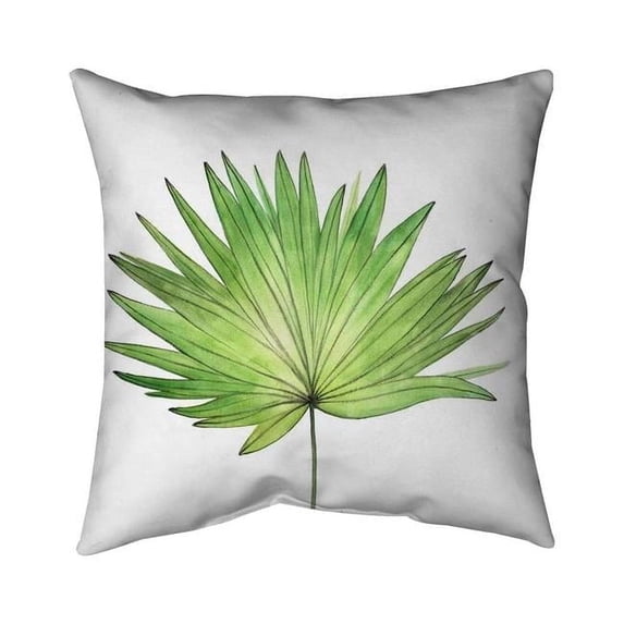 Begin Home Decor 5542-1818-FL218 18 x 18 in. Petticoat Palm-Double Sided Print Outdoor Pillow Cover