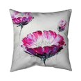thumbnail image 1 of Begin Home Decor 5542-1818-FL60 18 x 18 in. Pink Wild Flowers-Double Sided Print Outdoor Pillow Cover, 1 of 1