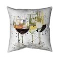 thumbnail image 1 of Begin Home Decor 5542-1818-GA112 18 x 18 in. Beautiful Wine Glasses-Double Sided Print Outdoor Pillow Cover, 1 of 1