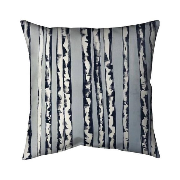 Begin Home Decor 5542-1818-LA52-1 18 x 18 in. Small Birch Trees - Contemporary Outdoor Throw Pillow - Home Decor