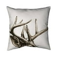 thumbnail image 1 of Begin Home Decor 5542-2020-AN474-2 20 x 20 in. Roe Deer Plume Sepia-Double Sided Print Outdoor Pillow Cover, 1 of 1