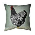 thumbnail image 1 of Begin Home Decor 5542-2020-AN520 20 x 20 in. Wyandotte Hen-Double Sided Print Outdoor Pillow Cover, 1 of 1