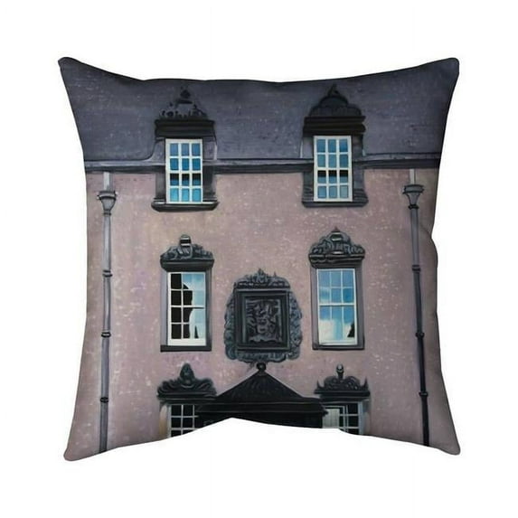 Begin Home Decor 5542-2020-AR13 20 x 20 in. Argylls Lodging At Stirling Castle-Double Sided Print Outdoor Pillow Cover