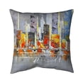 thumbnail image 1 of Begin Home Decor 5542-2020-CI41 20 x 20 in. Color Splash Cityscape-Double Sided Print Outdoor Pillow Cover, 1 of 1