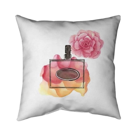 Begin Home Decor 5542-2020-FA39 20 x 20 in. Sweet Fragrance Romantic Woman Outdoor Throw Pillow - Decor