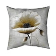 thumbnail image 1 of Begin Home Decor 5542-2020-FL6 20 x 20 in. Modern Beige Flower-Double Sided Print Outdoor Pillow Cover, 1 of 1