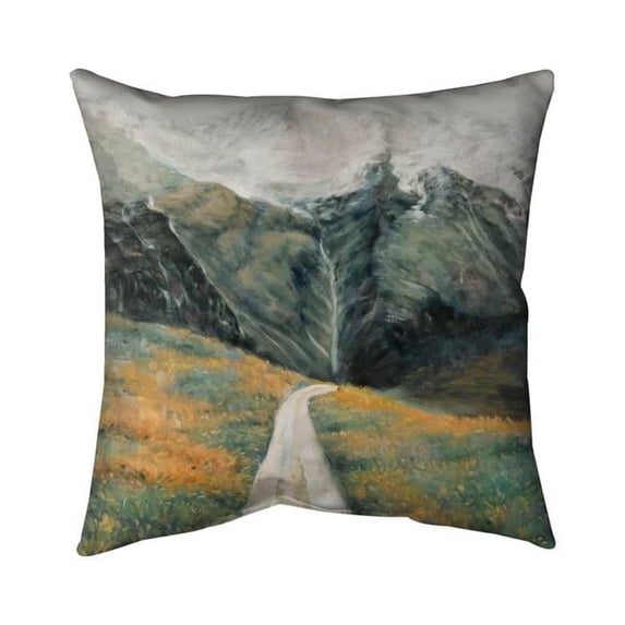 Begin Home Decor 5542-2020-LA95 20 x 20 in. Mountainous Landscape-Double Sided Print Outdoor Pillow Cover