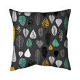 thumbnail image 1 of Begin Home Decor 5542-2020-MI74 20 x 20 in. Leaves Illustration-Double Sided Print Outdoor Pillow Cover, 1 of 1