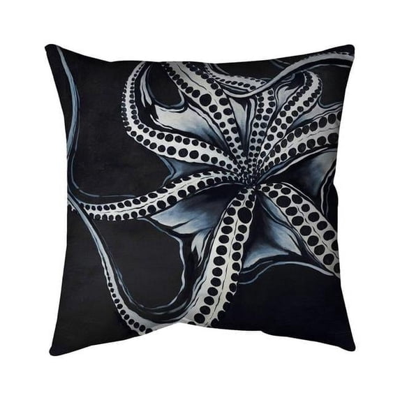 Begin Home Decor 5543-1616-AN336-1 16 x 16 in. Octopus Tentacle-Double Sided Print Indoor Pillow Cover