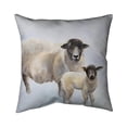 thumbnail image 1 of Begin Home Decor 5543-1616-AN385 16 x 16 in. Sheep & Its Baby-Double Sided Print Indoor Pillow Cover, 1 of 1