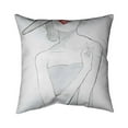 thumbnail image 1 of Begin Home Decor 5543-1616-FA22 16 x 16 in. Woman with Hat-Double Sided Print Indoor Pillow Cover, 1 of 1