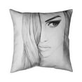 thumbnail image 1 of Begin Home Decor 5543-1616-FI52 16 x 16 in. Black & White Portrait-Double Sided Print Indoor Pillow Cover, 1 of 1
