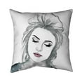 thumbnail image 1 of Begin Home Decor 5543-1616-FI78 16 x 16 in. Watercolor Delicate Woman-Double Sided Print Indoor Pillow Cover, 1 of 1