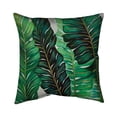 thumbnail image 1 of Begin Home Decor 5543-1616-FL256 16 x 16 in. Several Exotic Plant Leaves-Double Sided Print Indoor Pillow Cover, 1 of 1