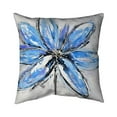 thumbnail image 1 of Begin Home Decor 5543-1616-FL28 16 x 16 in. Blue Flower-Double Sided Print Indoor Pillow Cover, 1 of 1