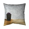 thumbnail image 1 of Begin Home Decor 5543-1616-FL330 16 x 16 in. Succulent In A Pot-Double Sided Print Indoor Pillow Cover, 1 of 1