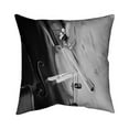 thumbnail image 1 of Begin Home Decor 5543-1616-MU37-1 16 x 16 in. Musicien with Cello Mono Colors-Double Sided Print Indoor Pillow Cover, 1 of 1