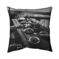 thumbnail image 1 of Begin Home Decor 5543-1616-PH17 16 x 16 in. Good Food Good Mood-Double Sided Print Indoor Pillow Cover, 1 of 1