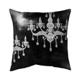 thumbnail image 1 of Begin Home Decor 5543-1616-SL4 16 x 16 in. White Chandeliers-Double Sided Print Indoor Pillow Cover, 1 of 1