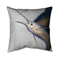 thumbnail image 1 of Begin Home Decor 5543-1818-AN156-1 18 x 18 in. Gold Swordfish-Double Sided Print Indoor Pillow Cover, 1 of 1