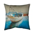 thumbnail image 1 of Begin Home Decor 5543-1818-CO41 18 x 18 in. Fishing Boat-Double Sided Print Indoor Pillow Cover, 1 of 1