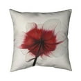 thumbnail image 1 of Begin Home Decor 5543-1818-FL195 18 x 18 in. Anemone Red Flower-Double Sided Print Indoor Pillow Cover, 1 of 1