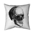 thumbnail image 1 of Begin Home Decor 5543-1818-MI86-1 18 x 18 in. Black & White Skull-Double Sided Print Indoor Pillow Cover, 1 of 1