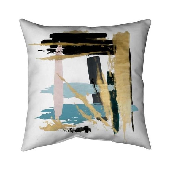 Begin Home Decor 5543-2020-AB114 20 x 20 in. Pastel Stroke-Double Sided Print Indoor Pillow Cover