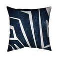 thumbnail image 1 of Begin Home Decor 5543-2020-AB96-1 20 x 20 in. Blue Labyrinth-Double Sided Print Indoor Pillow Cover, 1 of 1