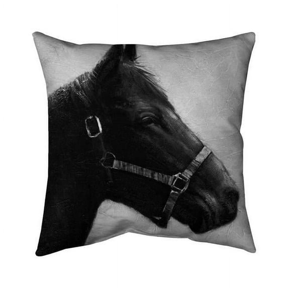 Begin Home Decor 5543-2020-AN64-1 20 x 20 in. Gallopin The Horse-Double Sided Print Indoor Pillow Cover