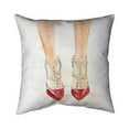 thumbnail image 1 of Begin Home Decor 5543-2020-FA31 20 x 20 in. Red Studded High Heels-Double Sided Print Indoor Pillow Cover, 1 of 1