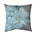 thumbnail image 1 of Begin Home Decor 5543-2020-FL152 20 x 20 in. Three Little Abstract Blue Flowers-Double Sided Print Indoor Pillow Cover, 1 of 1