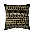 thumbnail image 1 of Begin Home Decor 5543-2626-AB112 26 x 26 in. Dots on Gold-Double Sided Print Indoor Pillow Cover, 1 of 1