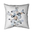 thumbnail image 1 of Begin Home Decor 5543-2626-AB65 26 x 26 in. Greyish Bubbles-Double Sided Print Indoor Pillow Cover, 1 of 1