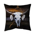 thumbnail image 1 of Begin Home Decor 5543-2626-AN113 26 x 26 in. Hanged Bull Skull-Double Sided Print Indoor Pillow Cover, 1 of 1