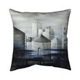 thumbnail image 1 of Begin Home Decor 5543-2626-CI250 26 x 26 in. Grey City with Blue Clouds-Double Sided Print Indoor Pillow Cover, 1 of 1
