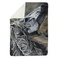 thumbnail image 1 of Begin Home Decor 5545-6080-AN322 60 x 80 in. Side of A Wild Horse-Sherpa Fleece Blanket, 1 of 1