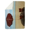thumbnail image 1 of Begin Home Decor 5545-6080-CO151 60 x 80 in. Relax At The Beach-Sherpa Fleece Blanket, 1 of 1