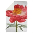 thumbnail image 1 of Begin Home Decor 5545-6080-FL207 60 x 80 in. Pink Peony-Sherpa Fleece Blanket, 1 of 1