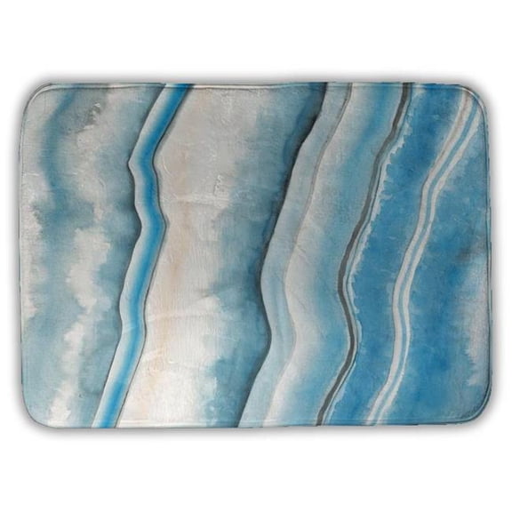 Begin Home Decor 5930-2417-AB40 17 x 24 in. Textured Geode Bath Mat - Minerals Abstract Home Decor