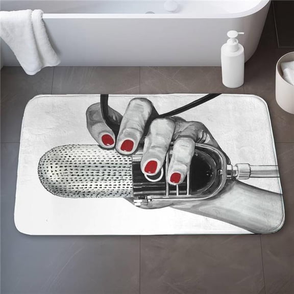 Begin Home Decor 5930-3421-MU46 21 x 34 in. Sing Your Life Instrument Bedroom Musical Bath Mat Decor