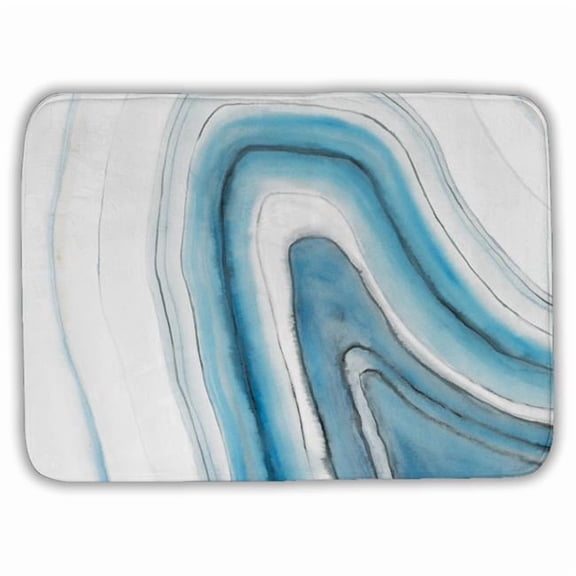 Begin Home Decor C1BM172452F1U5 17 x 24 in. Round Geode Contemporary Bedroom Bath Mat - Home Decor
