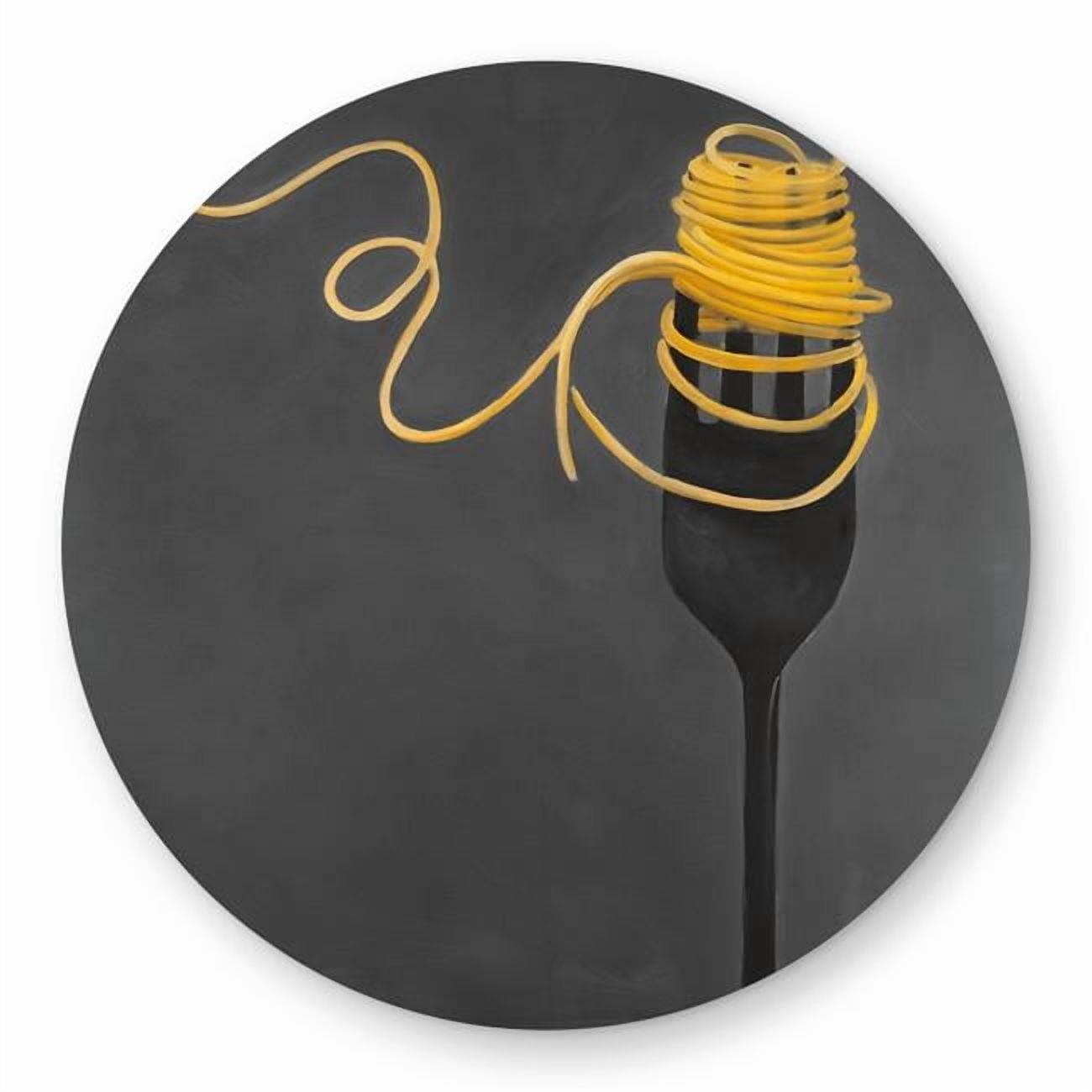 Pasta Rug Begin Home Decor C1COAR55Q4UQAR 5 x 5 ft. Spaghetti Pasta Around a Fork ...