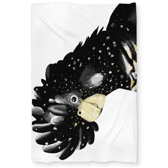 Begin Home Decor C1DCTXLW07HOR4 Twin Extra Long Cockatoo Parrot Duvet Cover - Exotic Home Decor Bedding