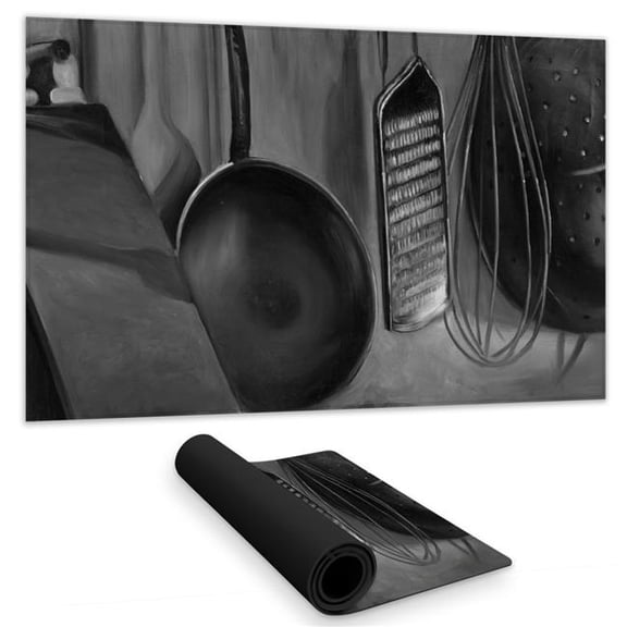 Begin Home Decor C1DM14242DAL13 14 x 24 in. Kitchen Gastronomy Gaming Mat - Chef Kitchen Tools Decor