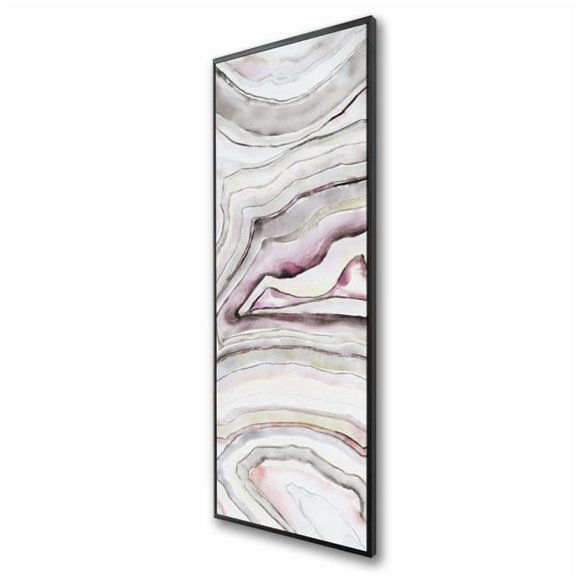 Begin Home Decor C1FC1648NCEQKD 16 x 48 in. Geode - Spiritual Pattern Framed Canvas for Home Decor