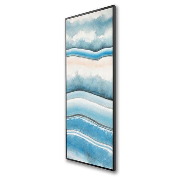 Begin Home Decor C1FC2060W8W0FD 20 x 60 in. Textured Geode - Framed Canvas Office Minerals Home Decor