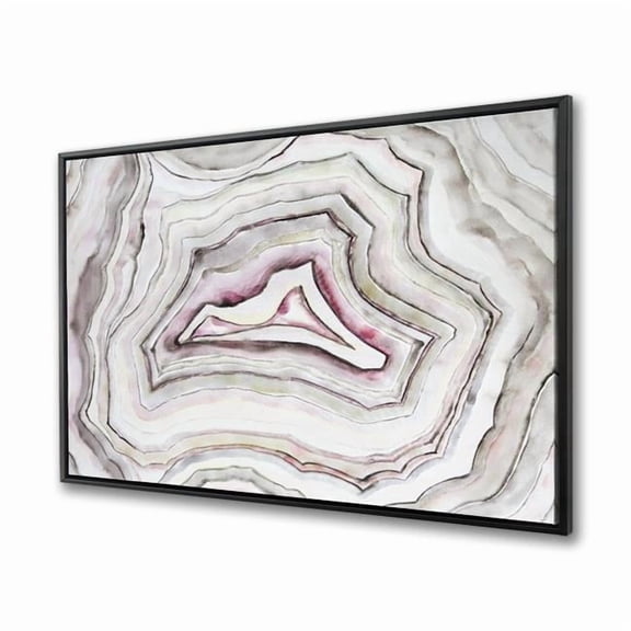 Begin Home Decor C1FC3648AJMOZ3 36 x 48 in. Geode Bedroom Pattern Framed Canvas - Unique Home Decor